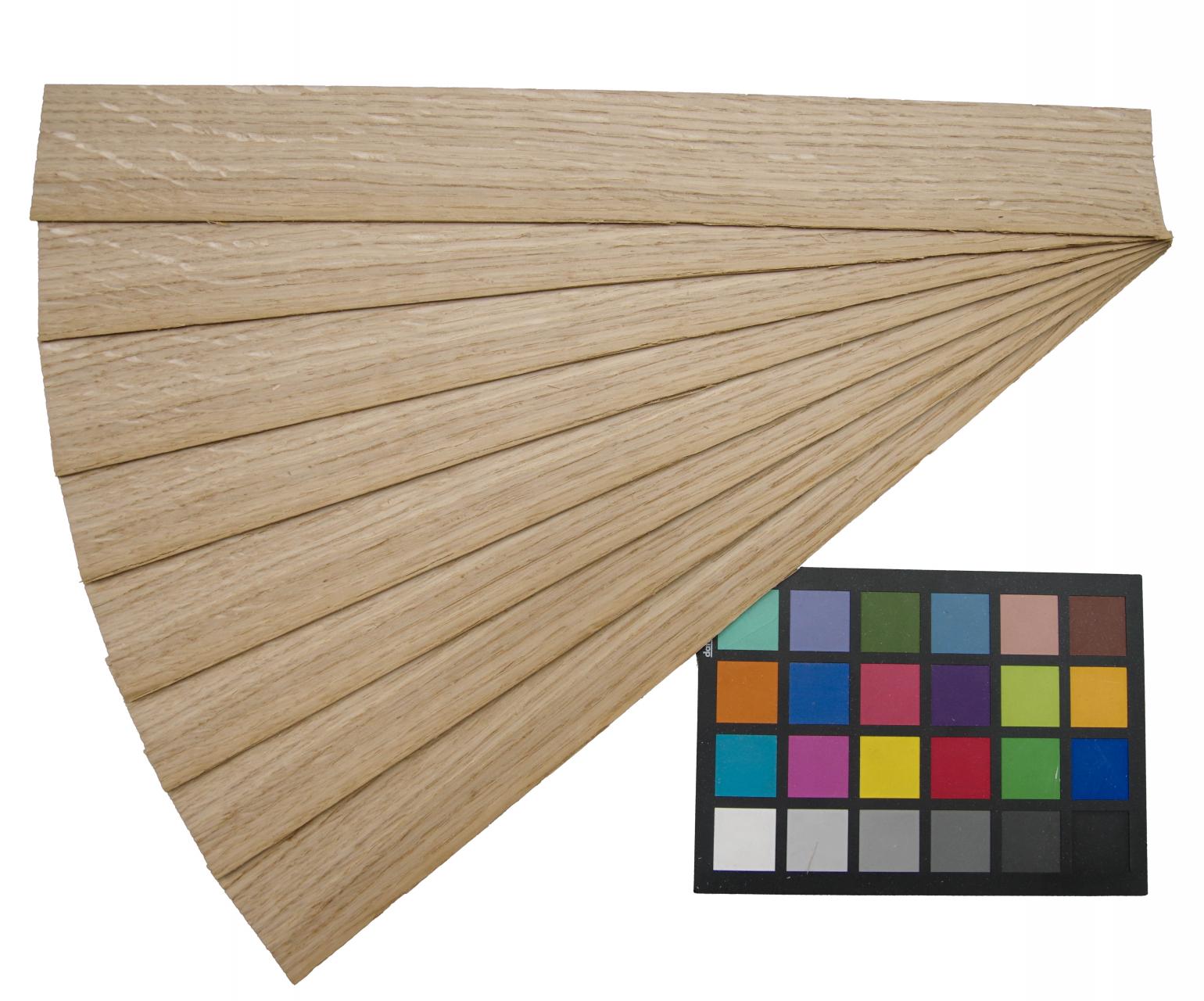 Eiche, europäische -Furnier (2,4mm) - 0,22m² (8Stk. x 50cm x 5,5cm)