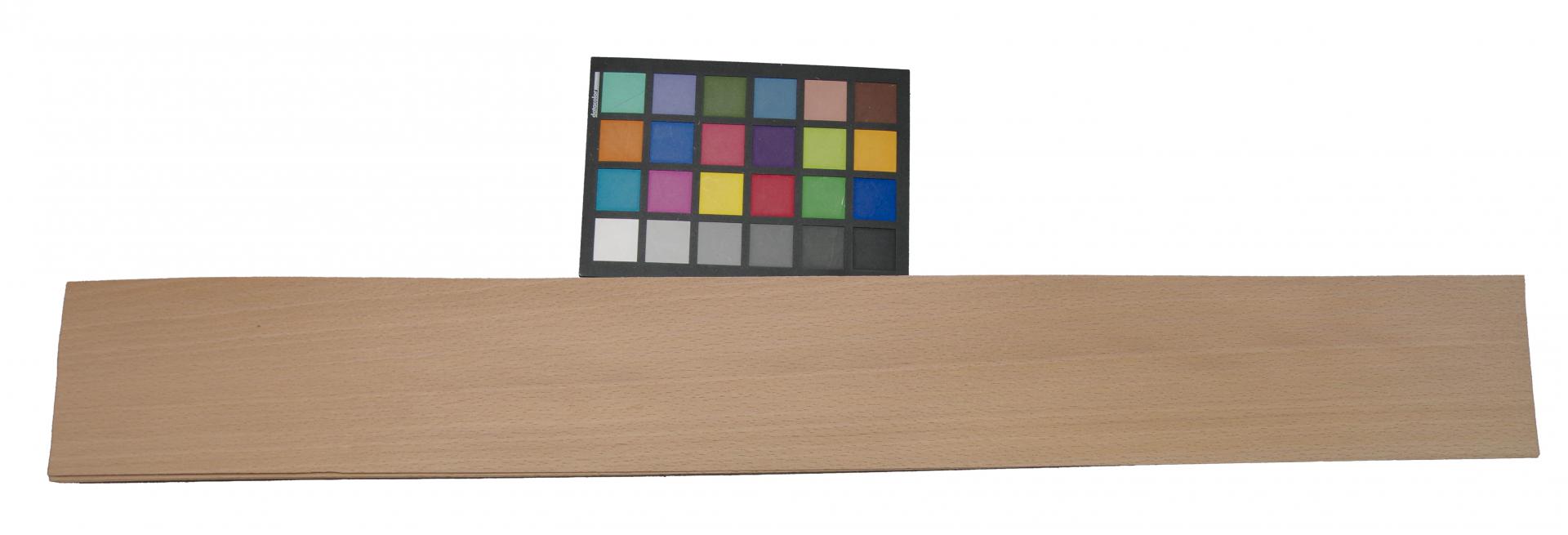 Beech, - veneer (0,6mm) - 2,88m² (24pcs. x 109cm x 11cm)