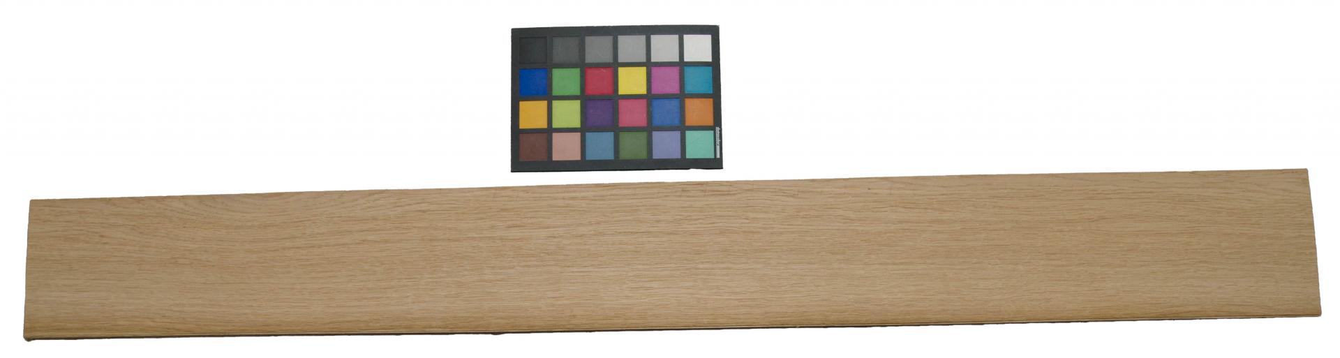 European Oak, - veneer (0,6mm) - 3,87m² (26pcs. x 119cm x 12,5cm)