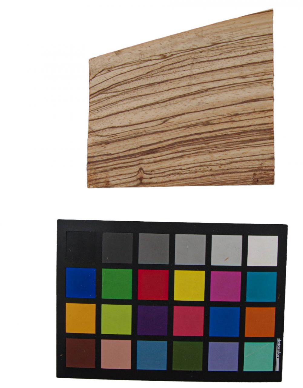 Zebrano- Schnittholz- (0,00042m³, 1Stk. x 10cm x 14cm x 3cm)