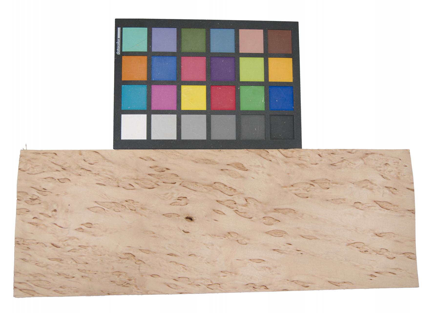 Birke Maser -Furnier (0,6mm) - 0,39m² (7Stk. x 40cm x 14cm)