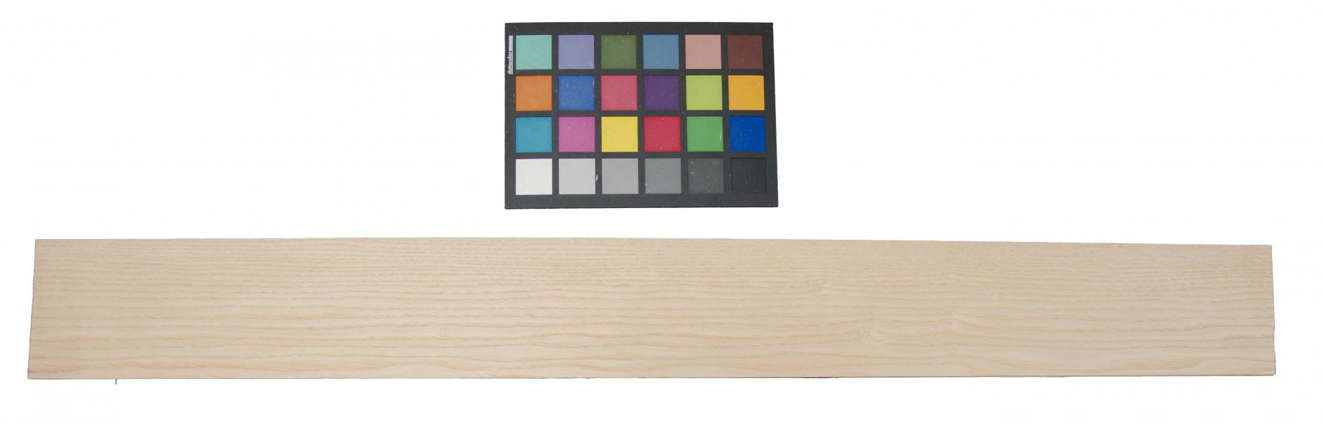 White Ash, - veneer (1,4mm) - 0,95m² (12pcs. x 83cm x 9,5cm)