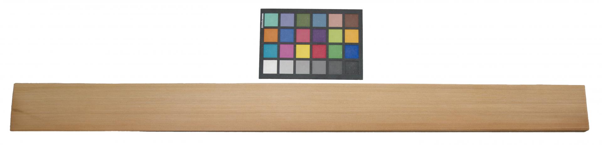 Lärche -Furnier (0,8mm) - 1,21m² (14Stk. x 108cm x 8cm)
