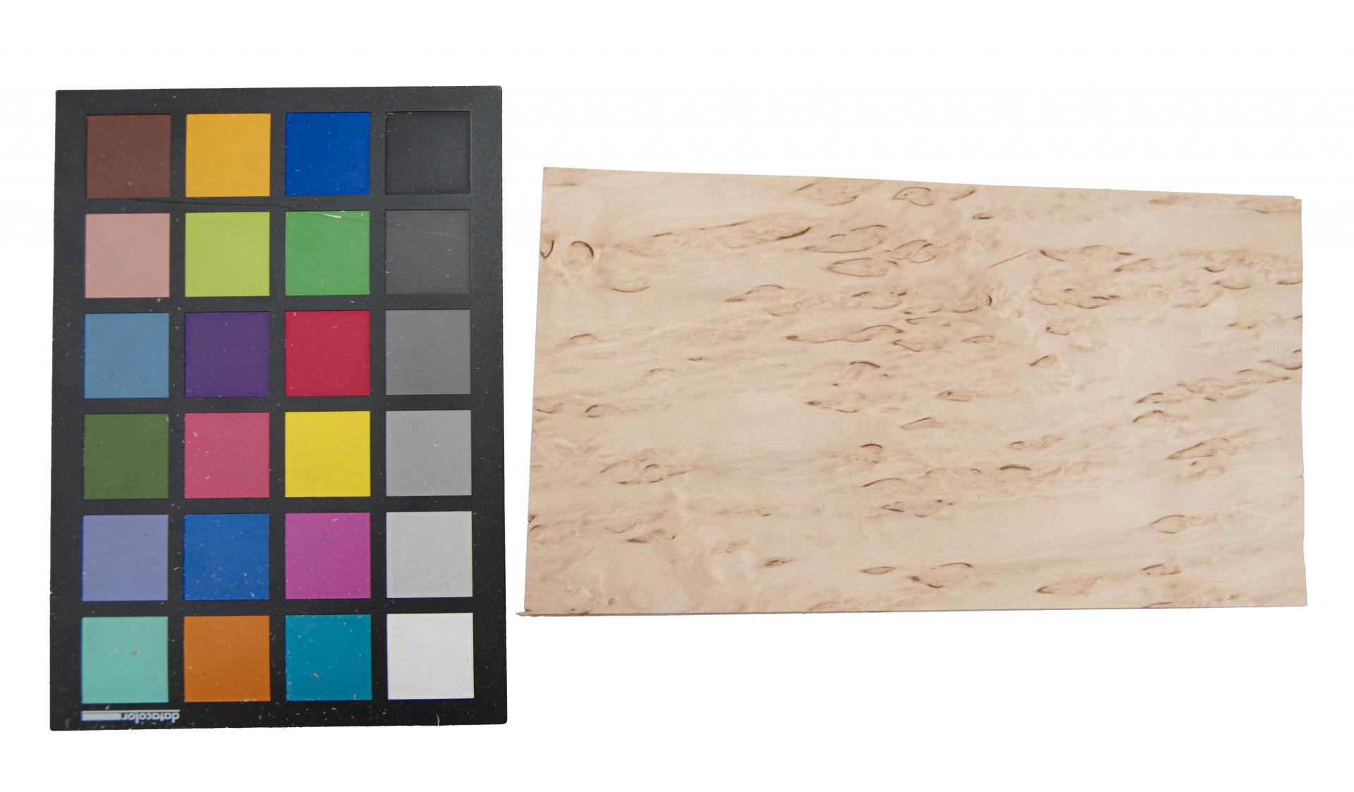 Birke Maser -Furnier (0,6mm) - 0,22m² (8Stk. x 23cm x 12cm)