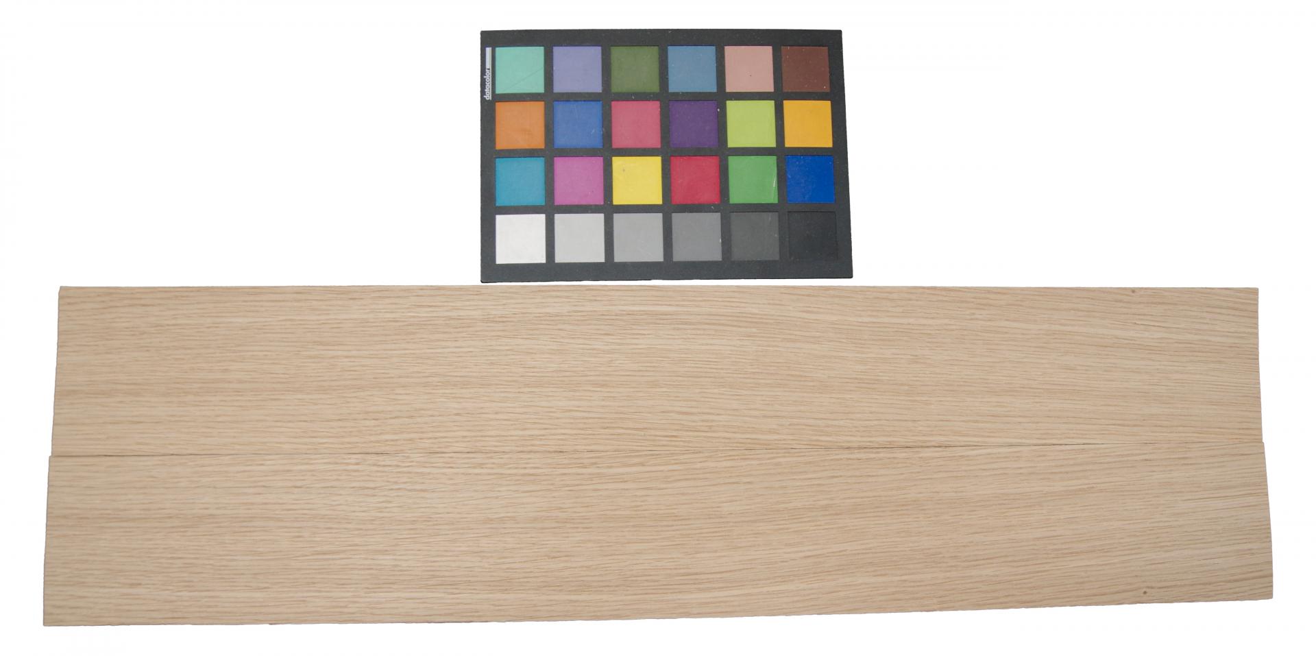 Eiche, europäische -Furnier (0,9mm) - 0,82m² (16Stk. x 64cm x 8cm)