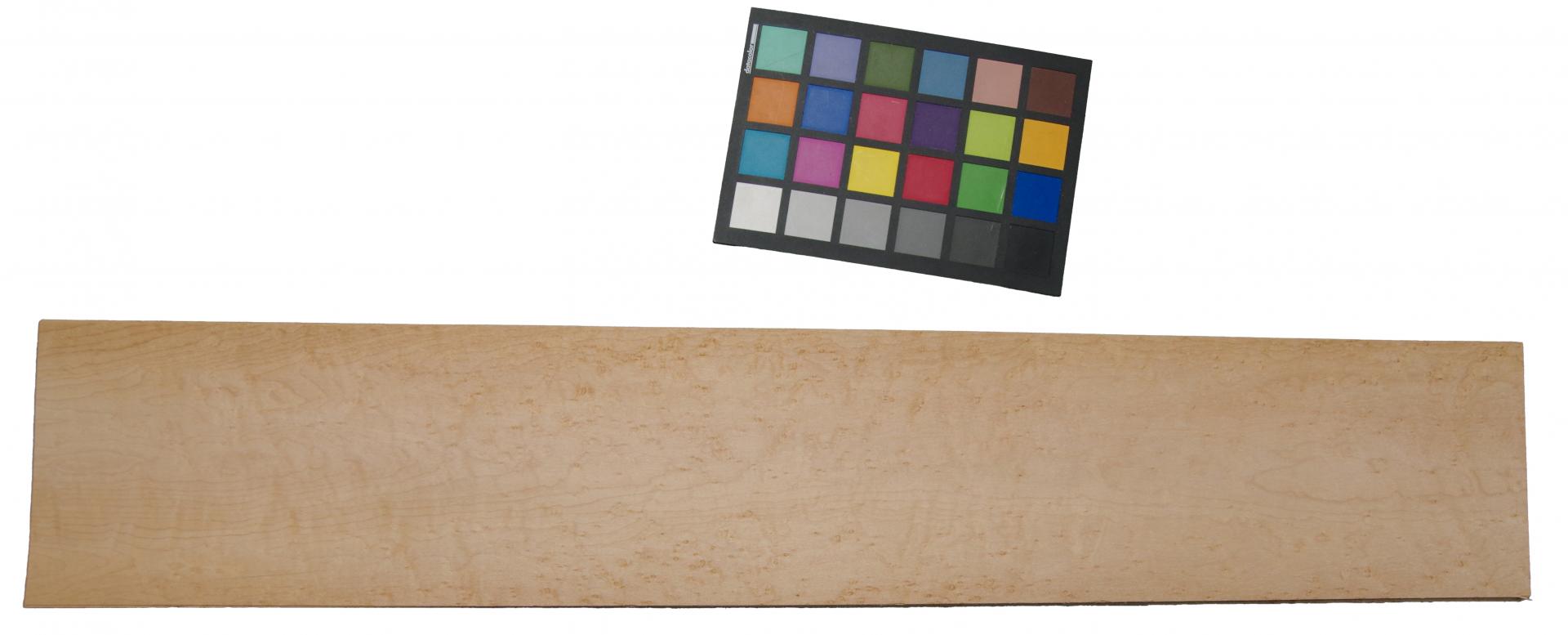 Vogelaugenahorn -Furnier (0,6mm) - 1,15m² (10Stk. x 82cm x 14cm)