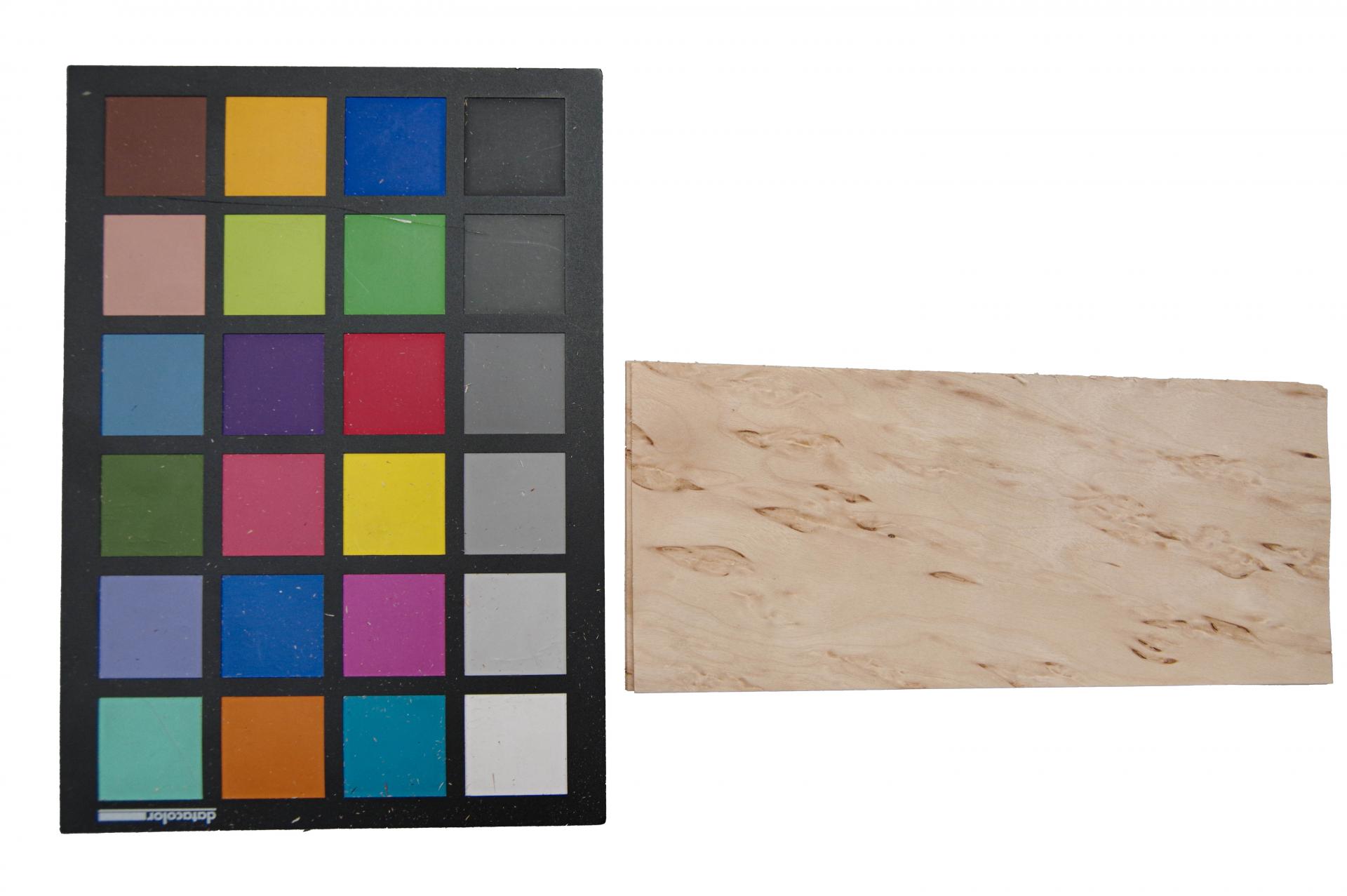 Birke Maser -Furnier (0,6mm) - 0,06m² (4Stk. x 18cm x 8cm)