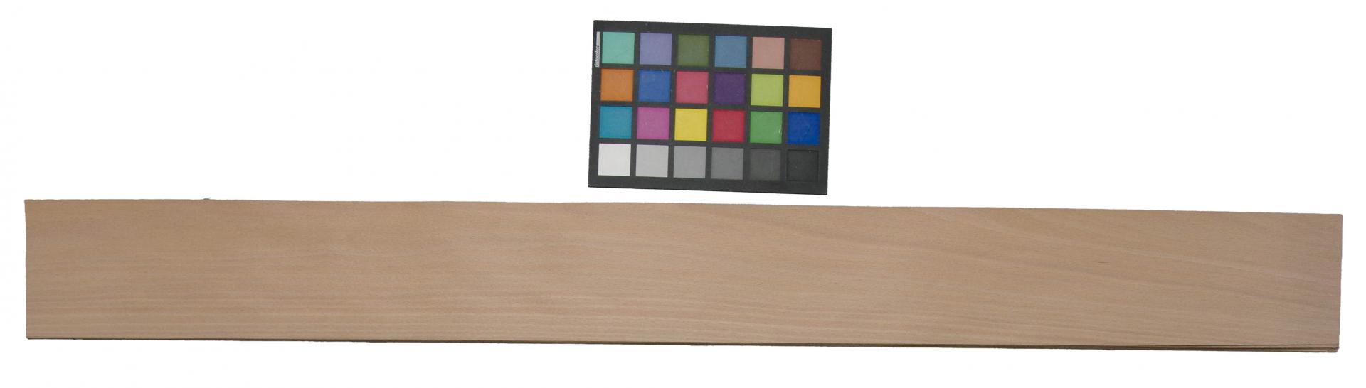 Beech, - veneer (0,6mm) - 1,92m² (16pcs. x 109cm x 11cm)