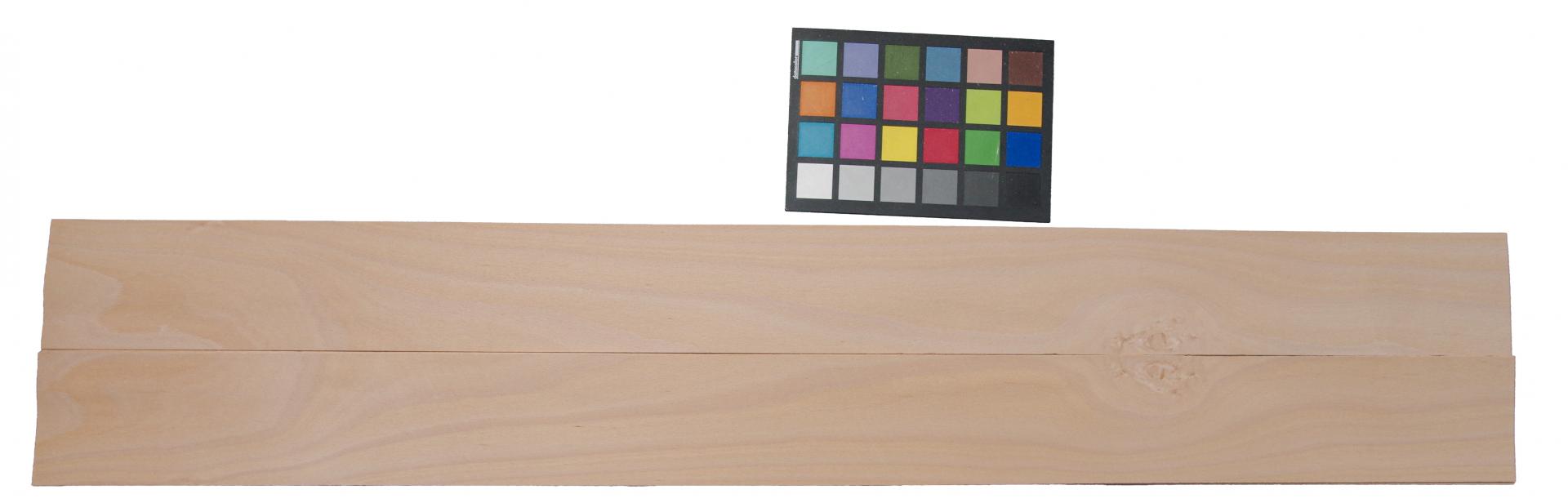 Buche -Furnier (0,6mm) - 2,29m² (24Stk. x 106cm x 9cm)