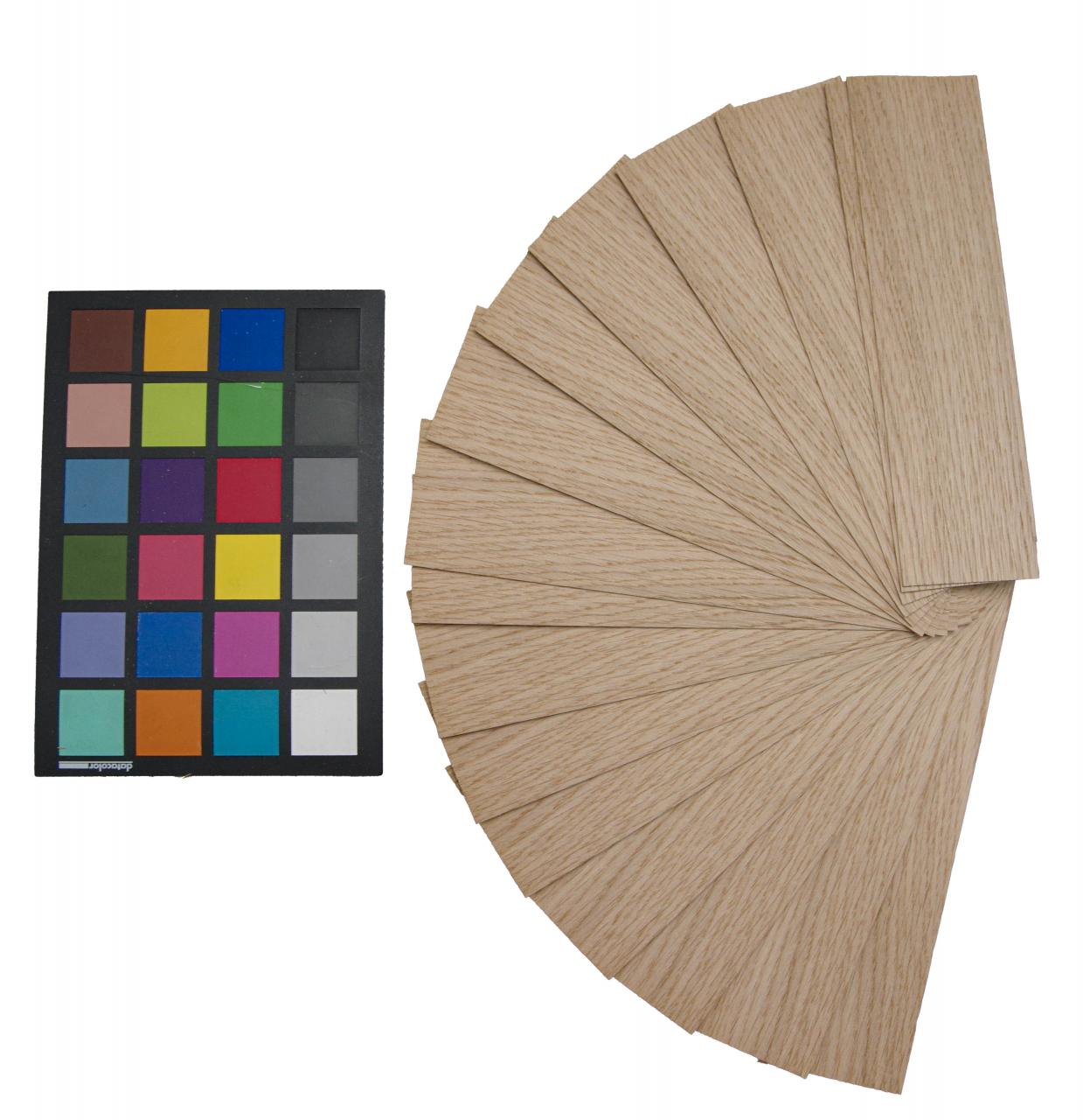 European Oak, - veneer (0,9mm) - 0,21m² (16pcs. x 22cm x 6cm)