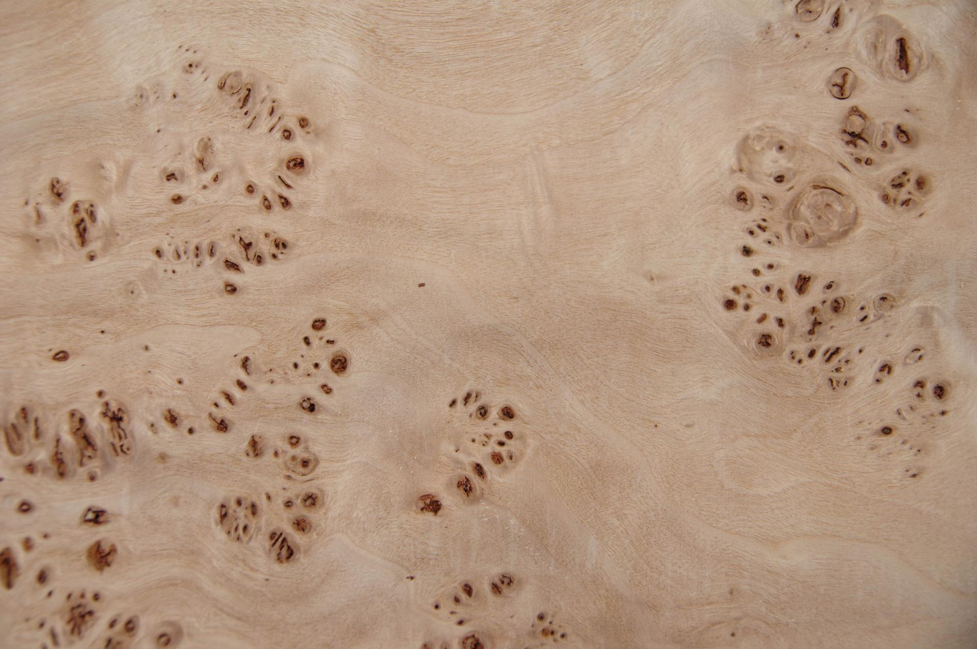 Pappel Maser (Mapa) -Furnier (0,6mm) - 1,66m² (24Stk. x 23cm x 30cm)