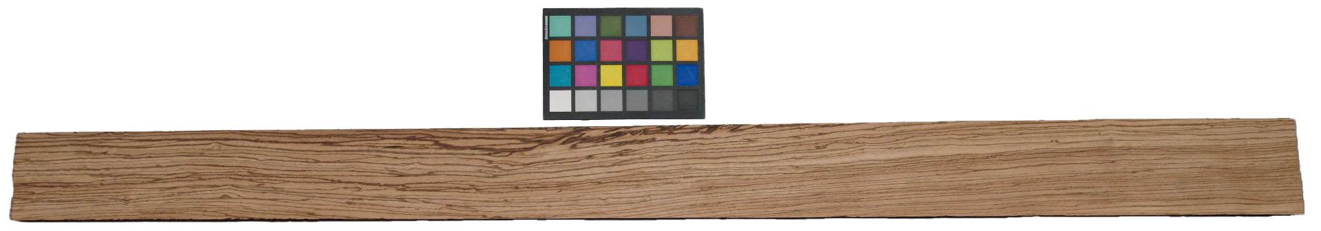 Zebrano -Furnier (0,6mm) - 3,6m² (22Stk. x 156cm x 10,5cm)