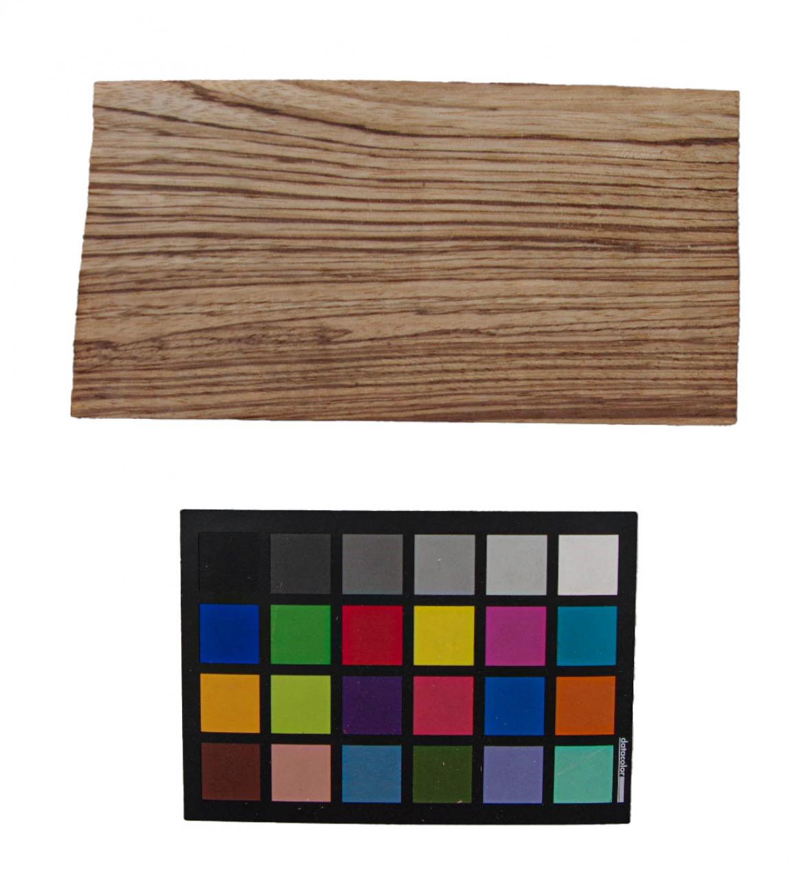 Zebrano- Schnittholz- (0,00101m³, 1Stk. x 26cm x 13cm x 3cm)