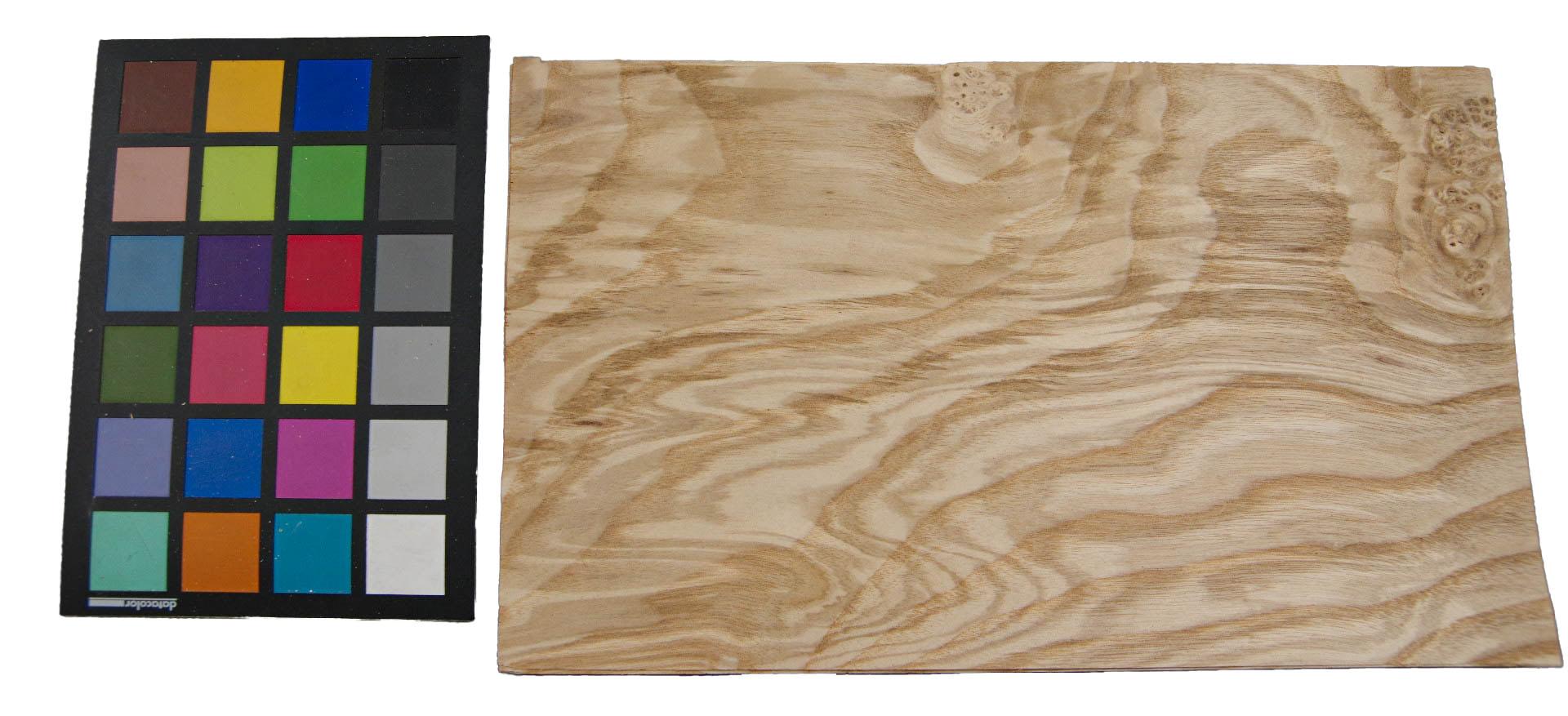 Esche Maser; oliv -Furnier (0,6mm) - 0,91m² (15Stk. x 32cm x 19cm)