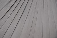 Tulipier, silber grau gefärbtes -Furnier (0,6mm) - 0,62m² (20Stk. x 56cm x 5,5cm)